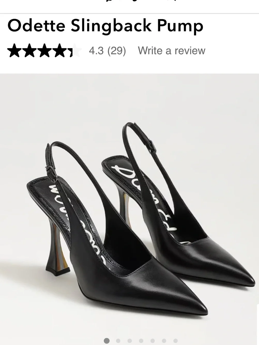 Sam Edelman Odette Slingback Pump - Picture 4 of 5